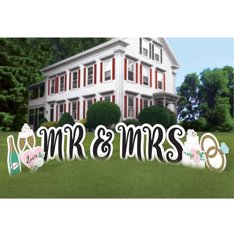 Mr. &amp; Mrs. Yard Signs