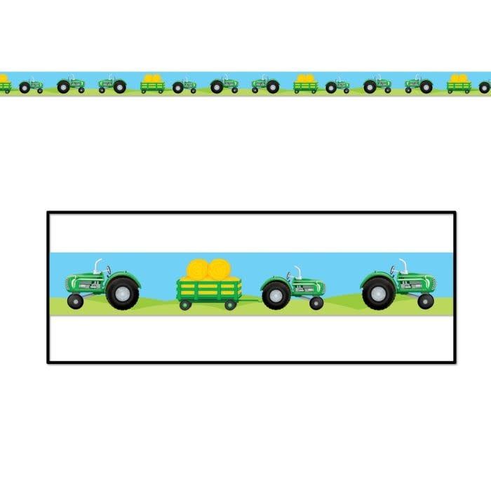 Tractor Party Tape-20-ft