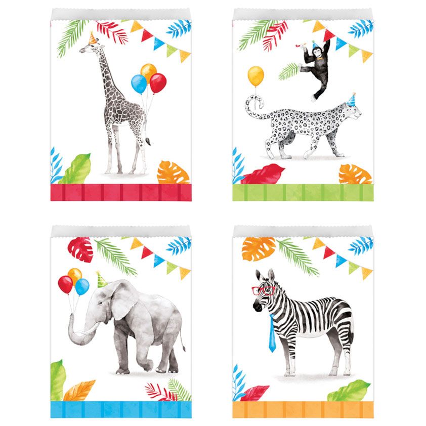 8CT BAGS PARTY ANIMALS