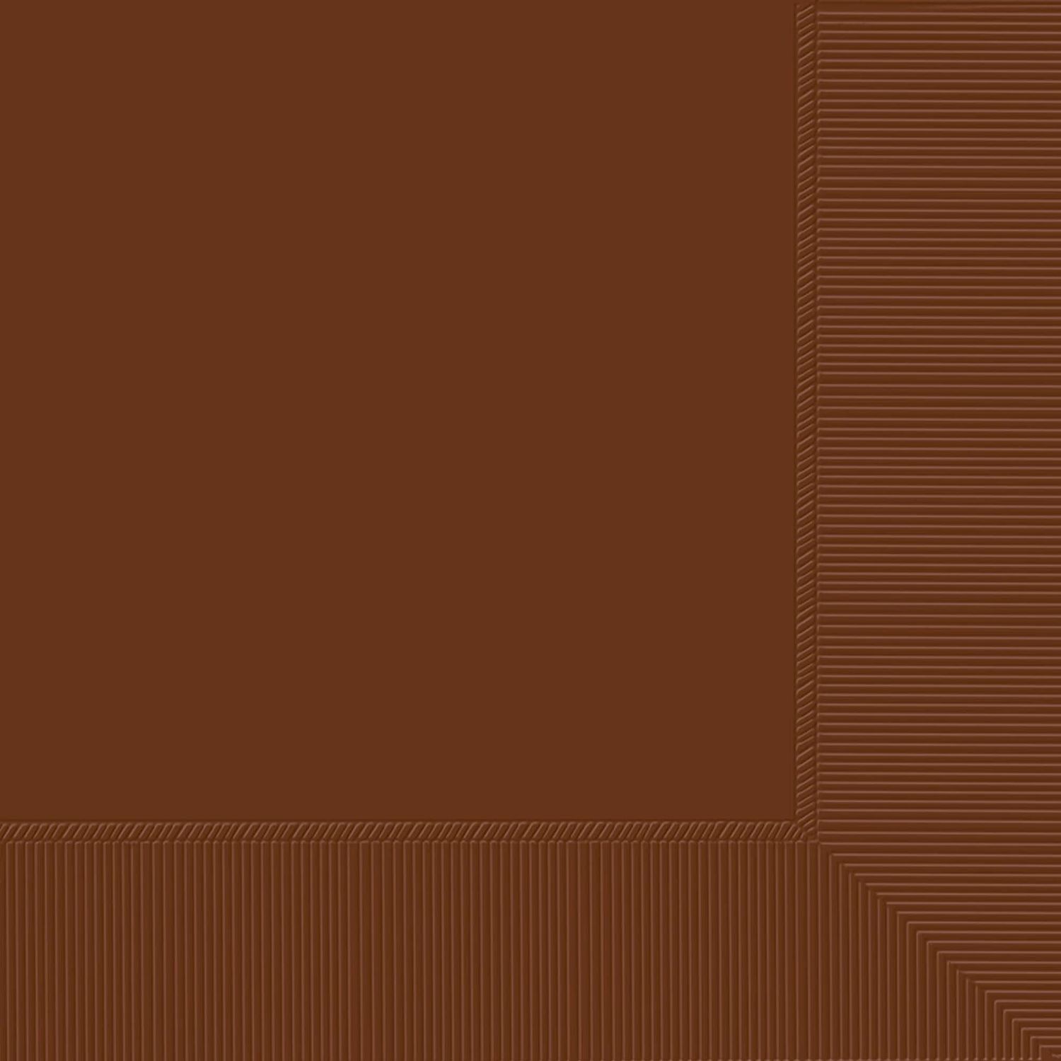 Brown Beverage Napkins - 40ct