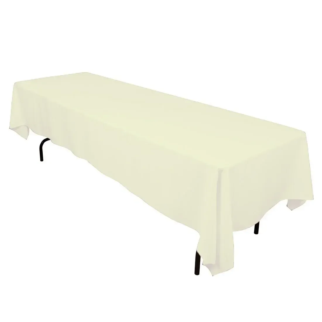 54IN X 108IN VINYL TABLECOVER IVORY