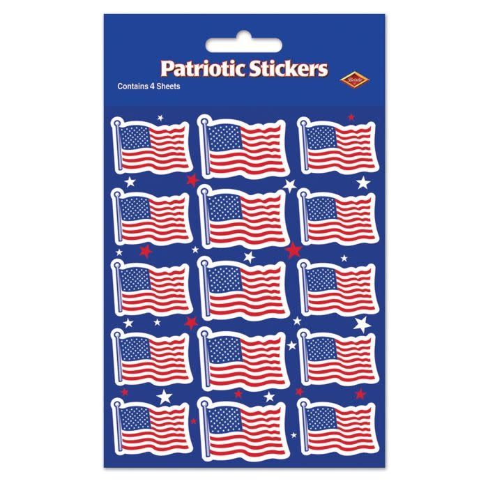 US FLAG STICKERS