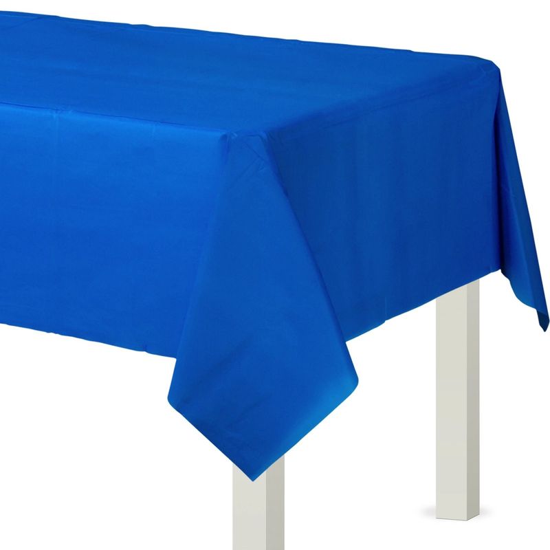 54IN X 108IN VINYL TABLECOVER ROYAL BLUE