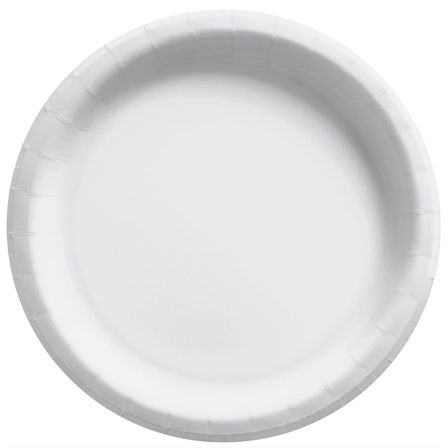 White 10in Paper Plates - 50ct