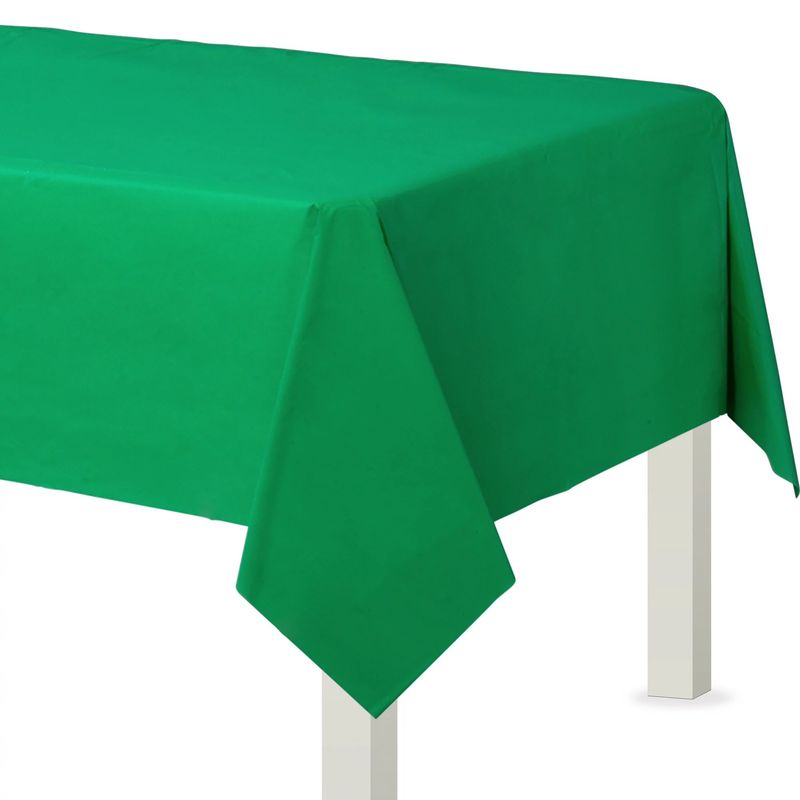 54IN X 108IN VINYL TABLECOVER GREEN