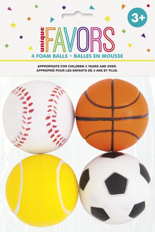 4CT FOAM SPORT BALLS