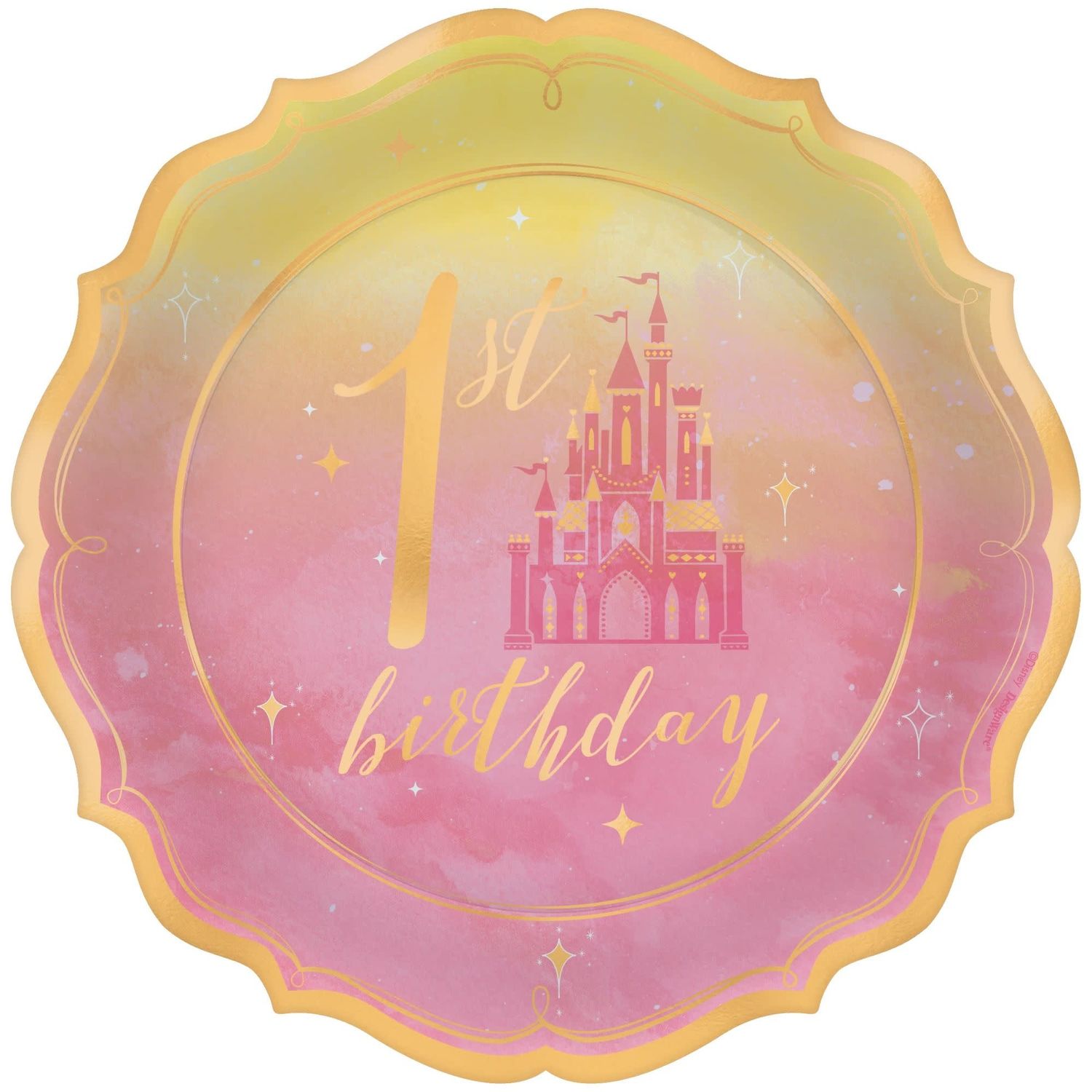 8CT 7IN PLATE PRINCESS "1"