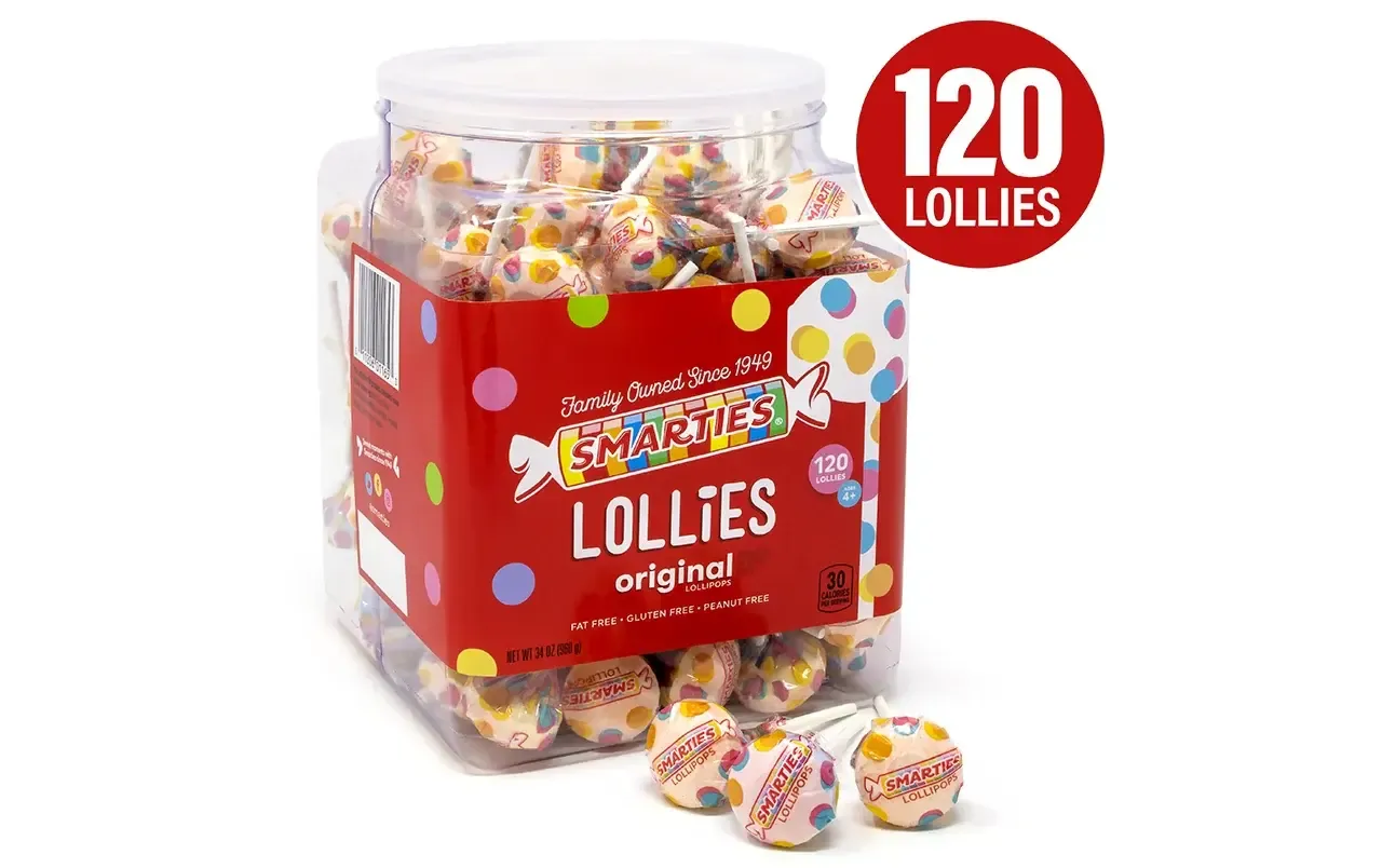 120ct Smarties Wrapped Pops