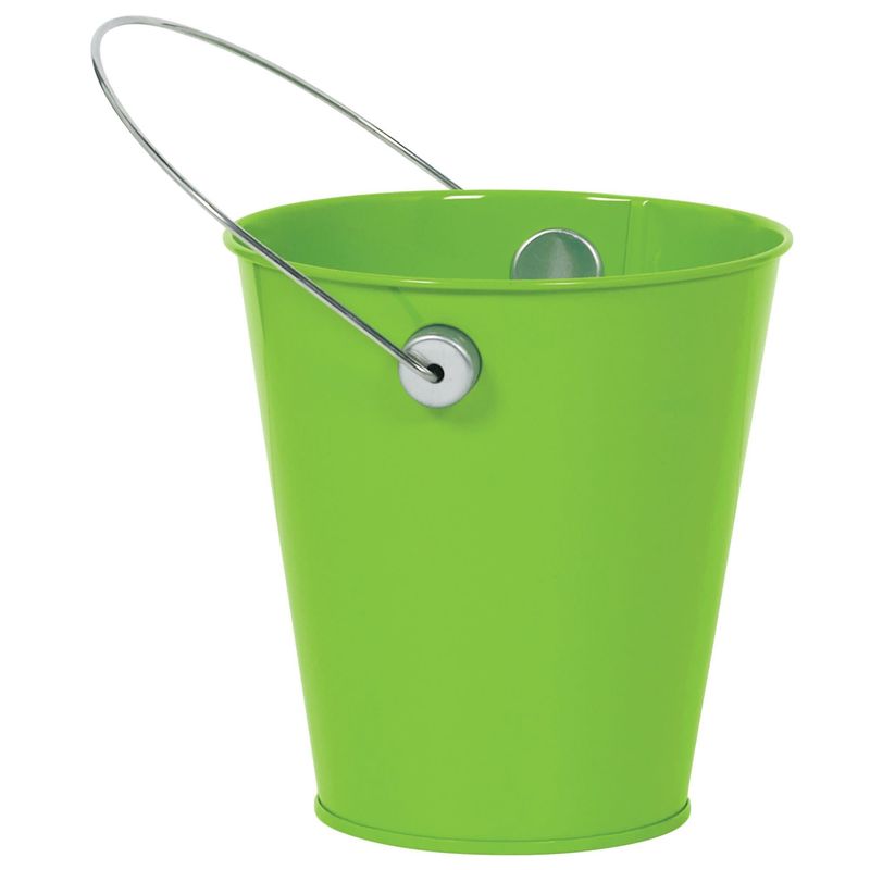 Metal Bucket W/ Handle - Kiwi