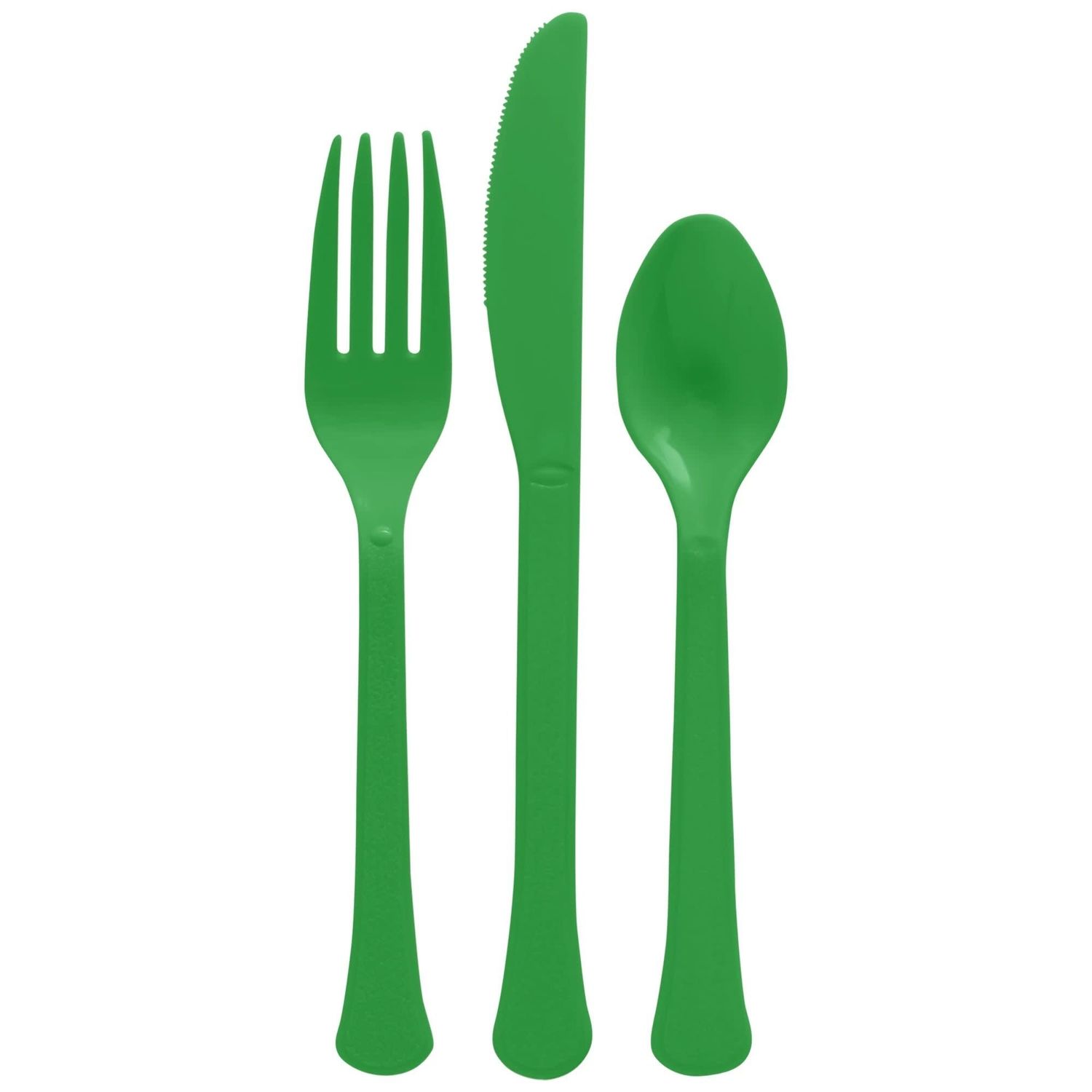 200CT CUTLERY SET GREEN
