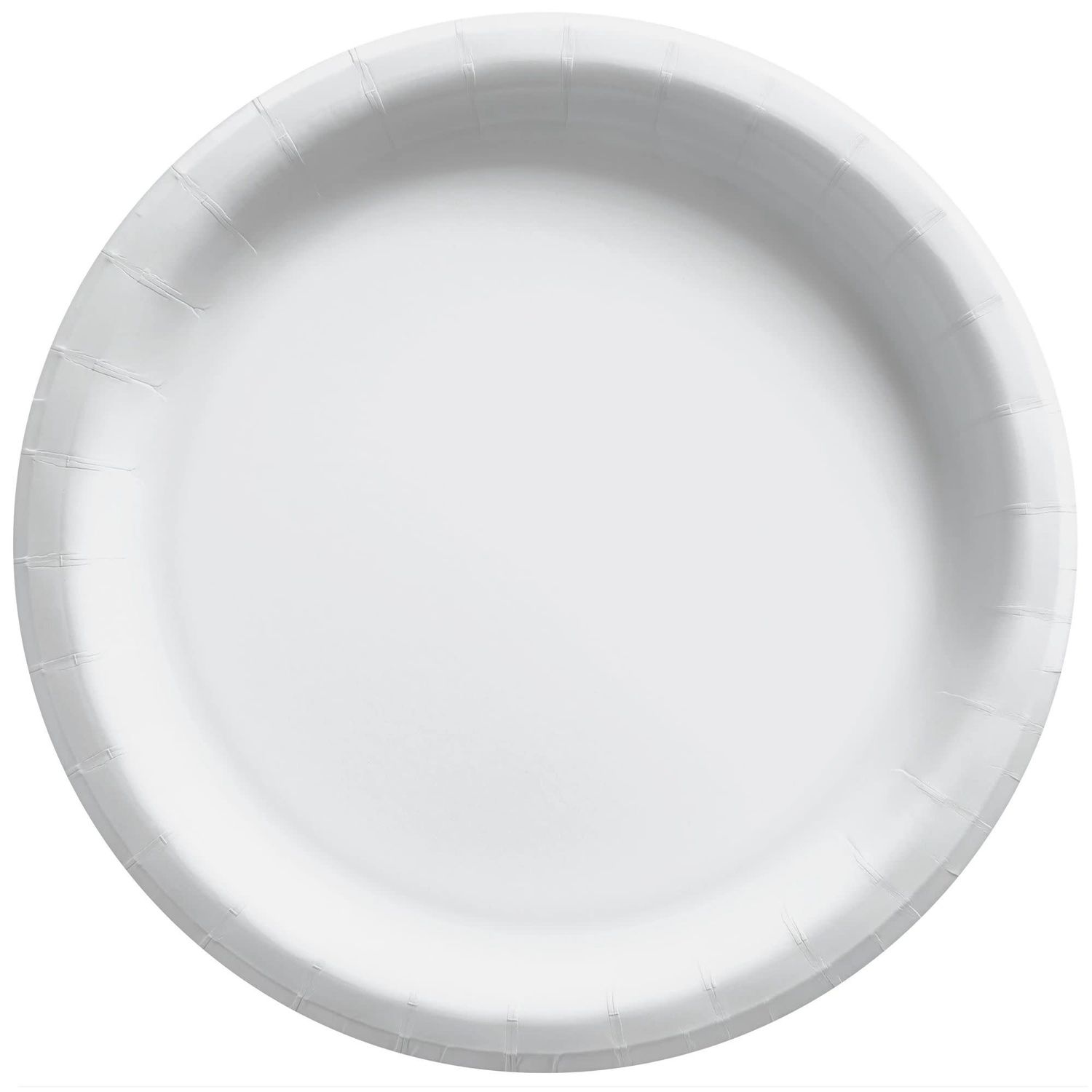 White 8.5in Paper Plates - 50ct