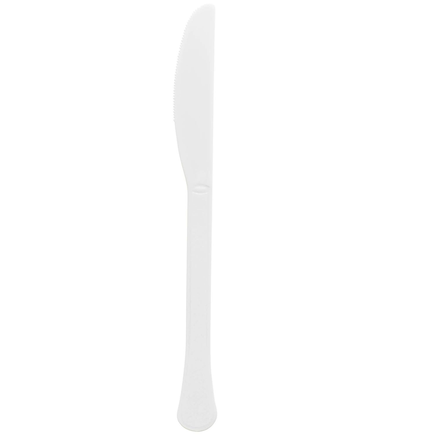 White Plastic Knives - 50ct