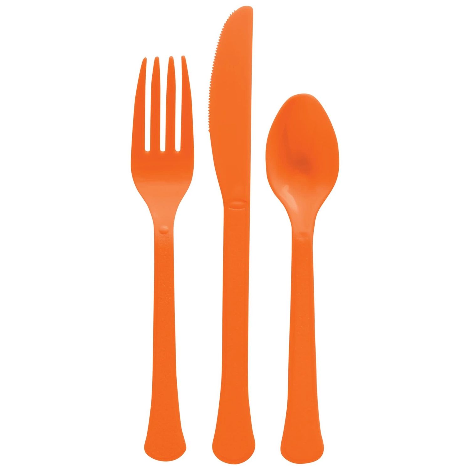 200CT CUTLERY SET ORANGE