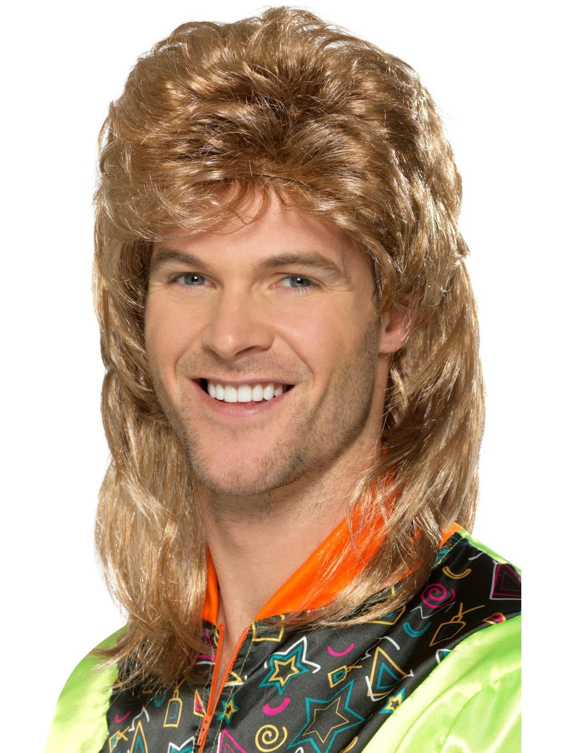 Mullet Wig, Brown
