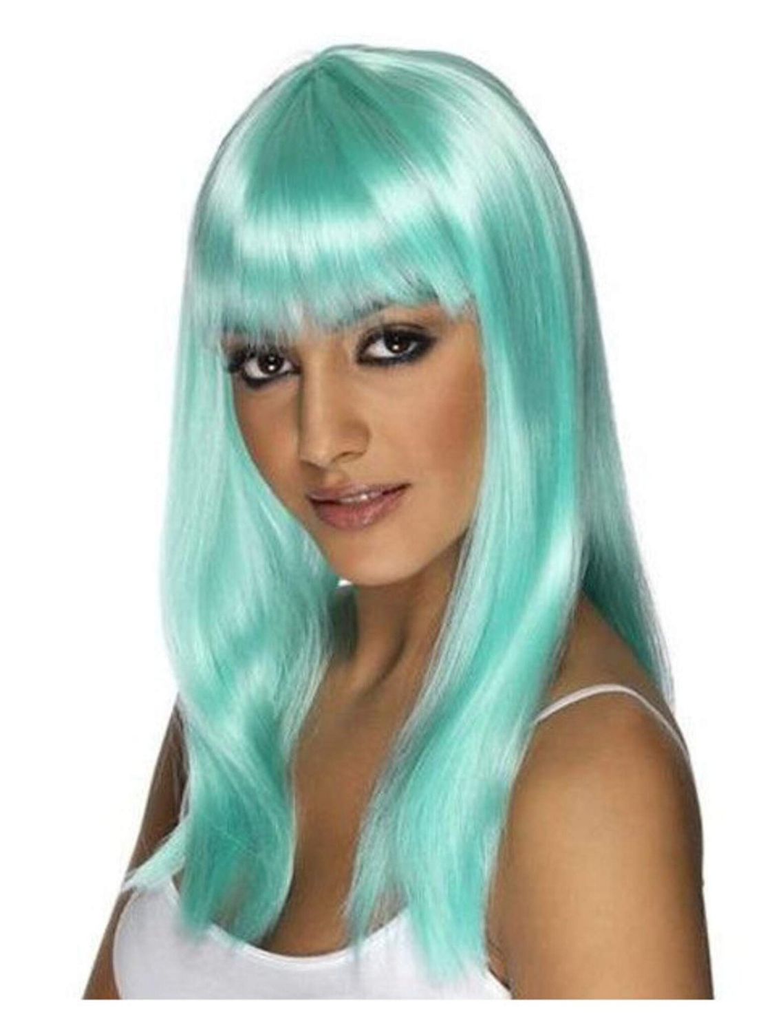 Glamourama Wig, Neon Aqua