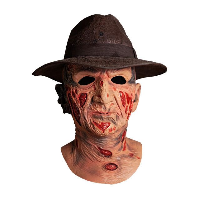 FREDDY KRUEGER DELUXE MASK W/HAT SPRINGWOOD SLASHER