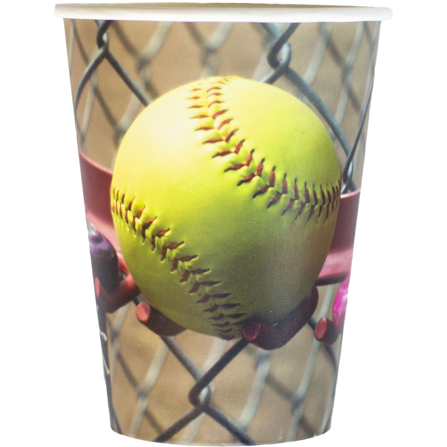 Girl’s Fastpitch – Cups Paper 12 oz. 8-pack