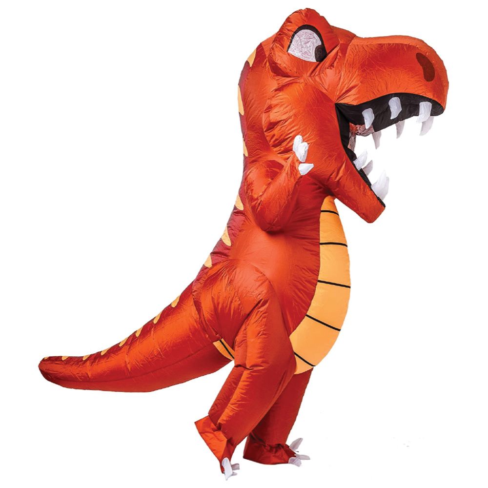 INFLATABLE DINO ADULT ORANGE