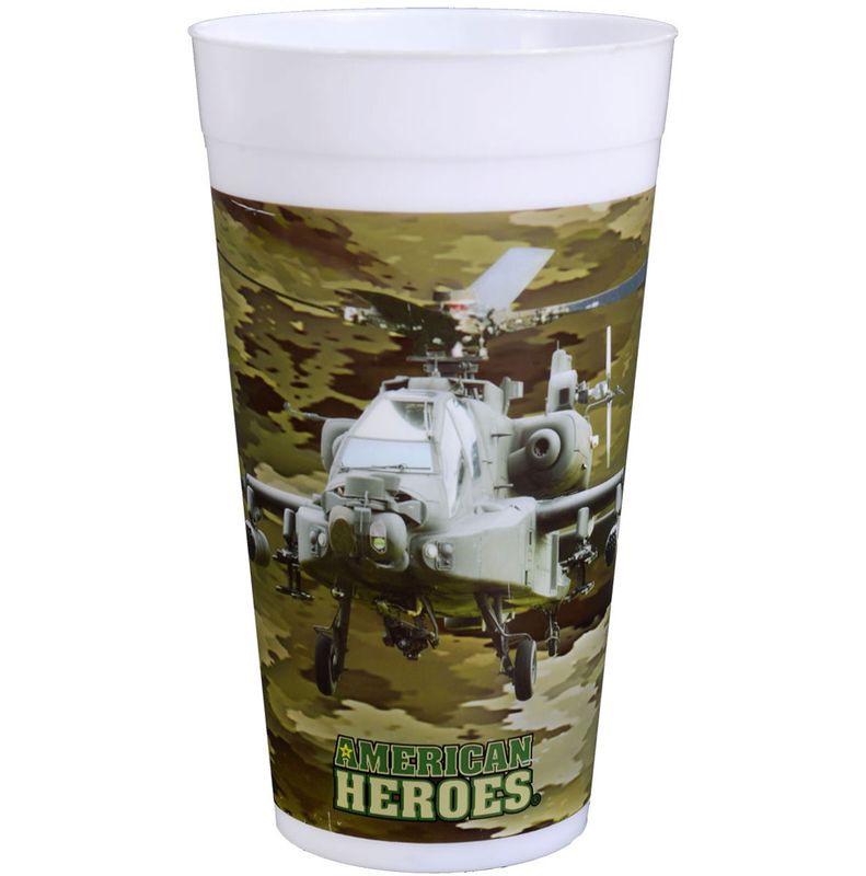 American Heroes – 22 oz. Stadium Cups “Apache” 4-pack