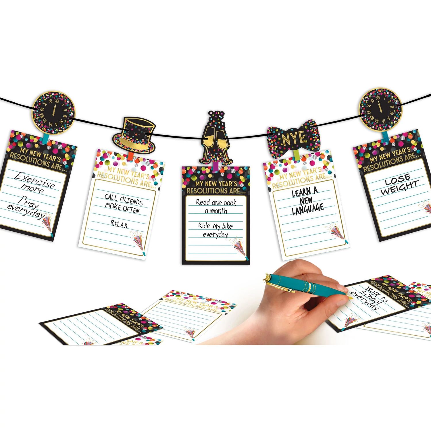 New Years Resolution Garland