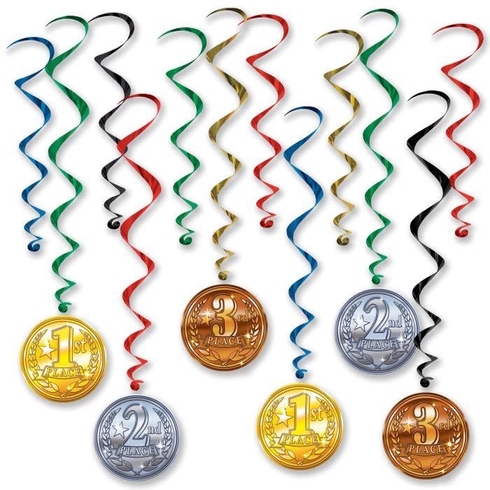 Award Medal Whirls-12ct