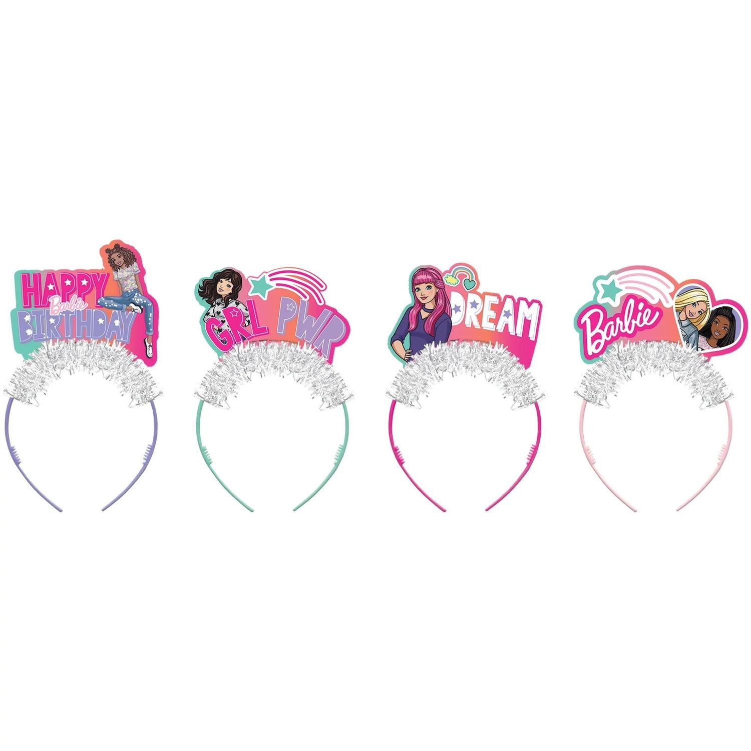 4CT HEADBANDS BARBIE DREAM