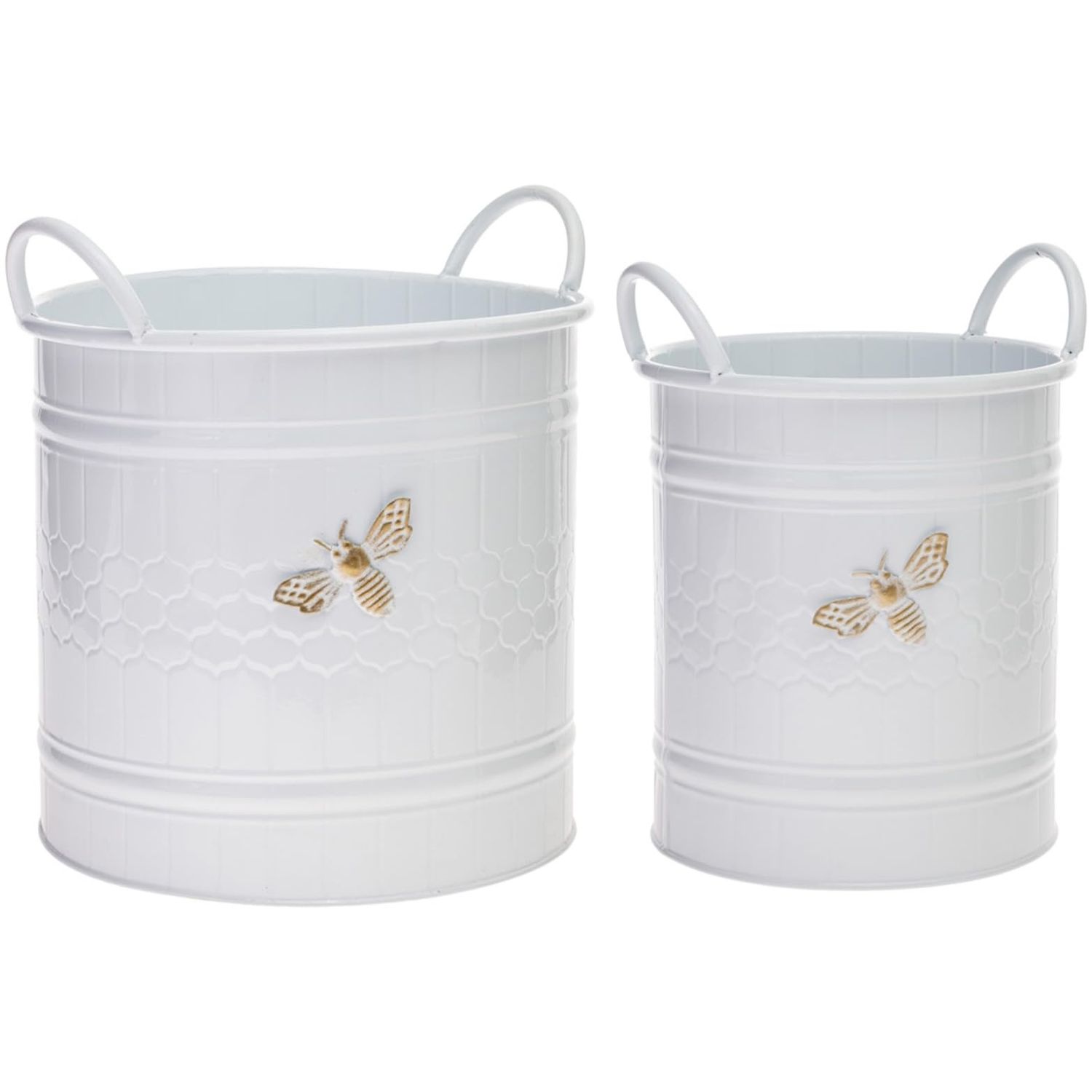 ROUND PAIL BEE HAPPY