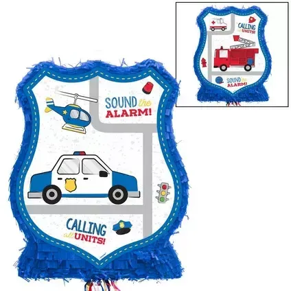 Pull String First Responders Pinata