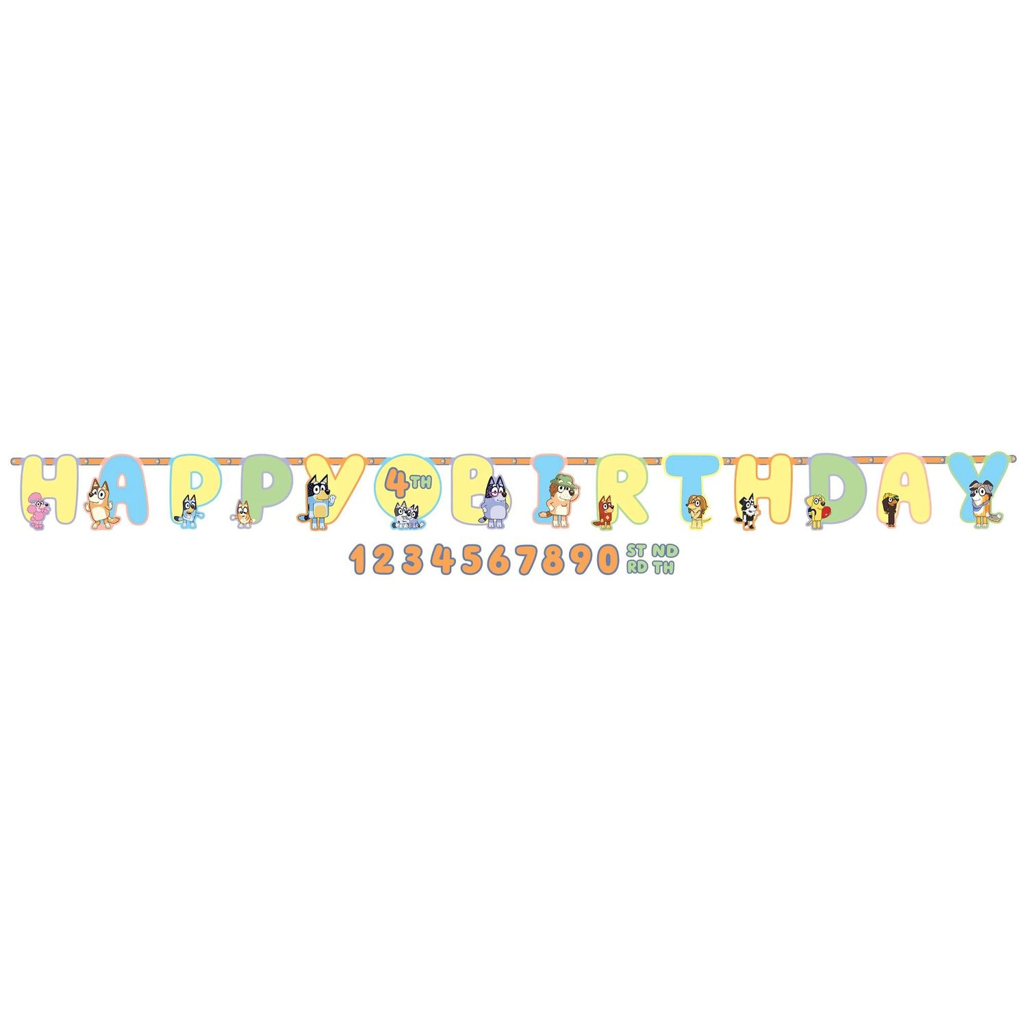 Bluey Jumbo Add an Age Letter Banner