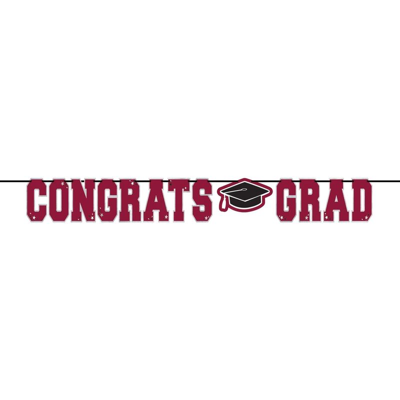BANNER GRAD MAROON