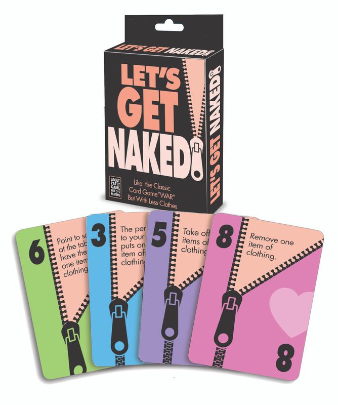 LET'S GET NAKED CARD GAME