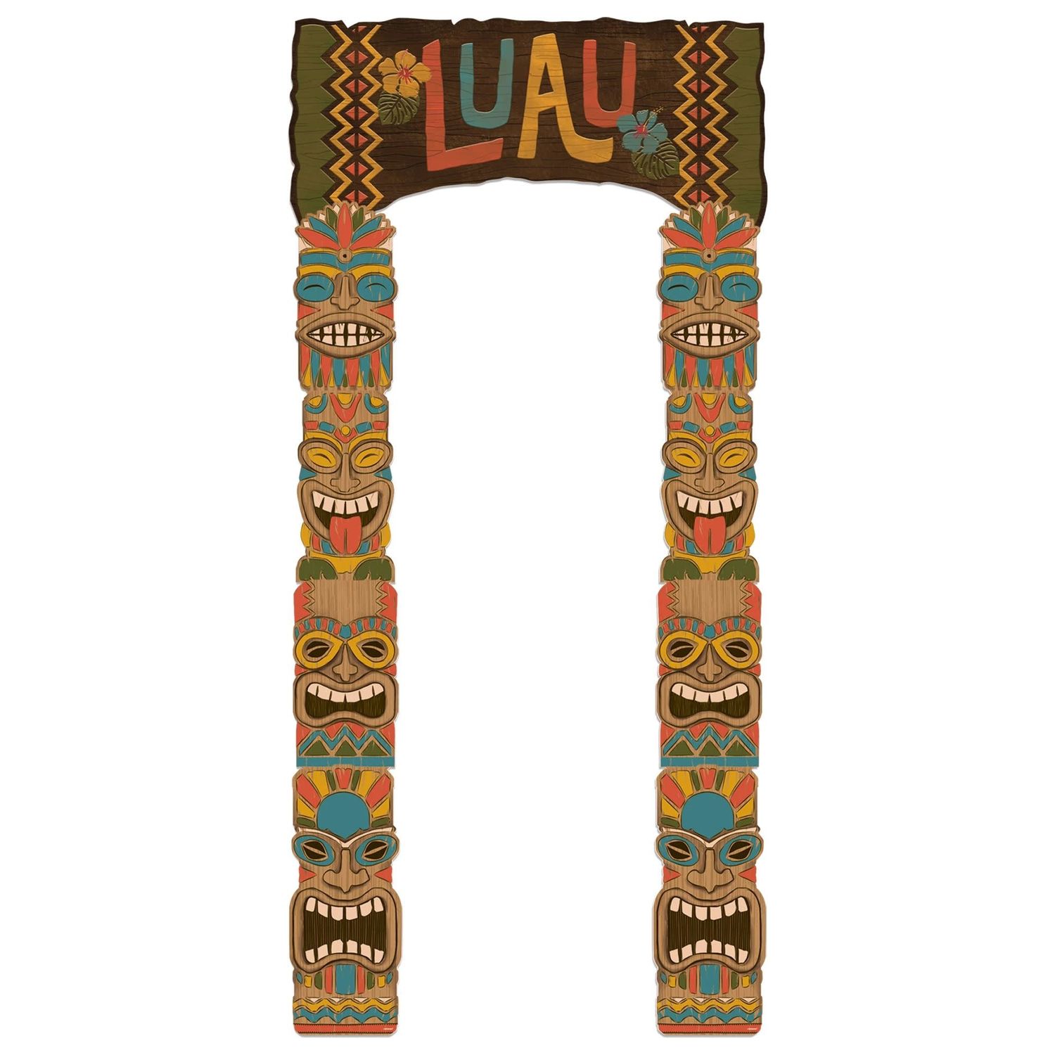 DOOR DECOR FRAME LUAU TIKI