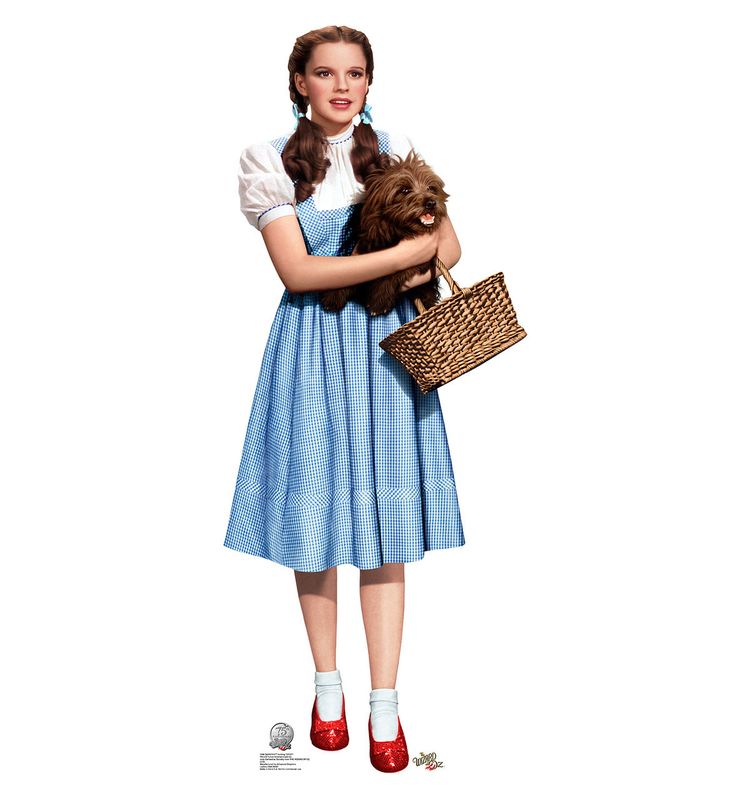 STAND-UP DOROTHY HOLDING TOTO