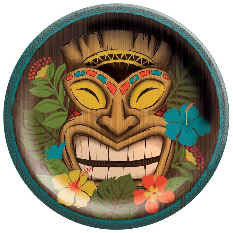 50CT 6.75"PLATE VINTAGE TIKI