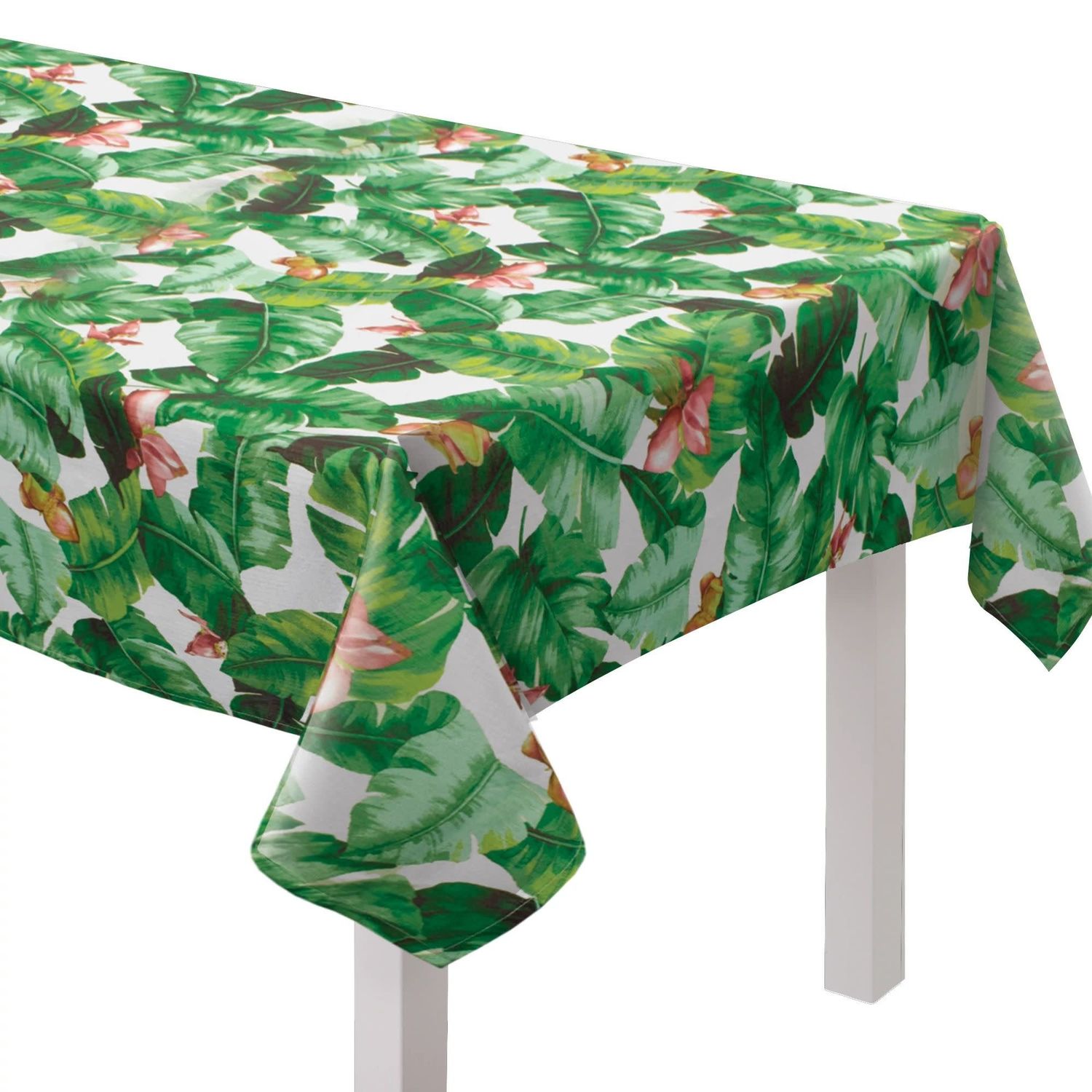 60"x104" FABRIC TABLECOVER PALM