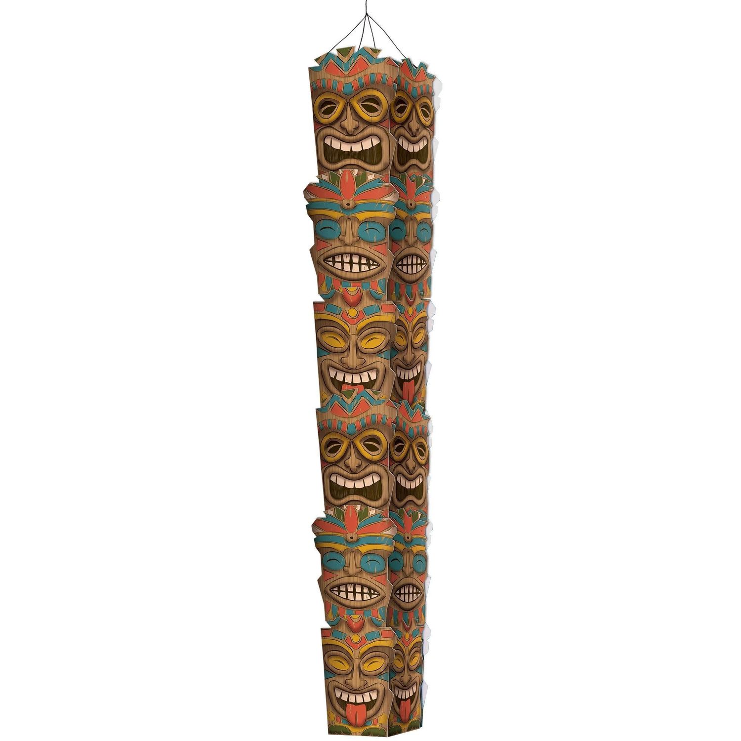 TIKI TOTEM POLE HANGING DECOR