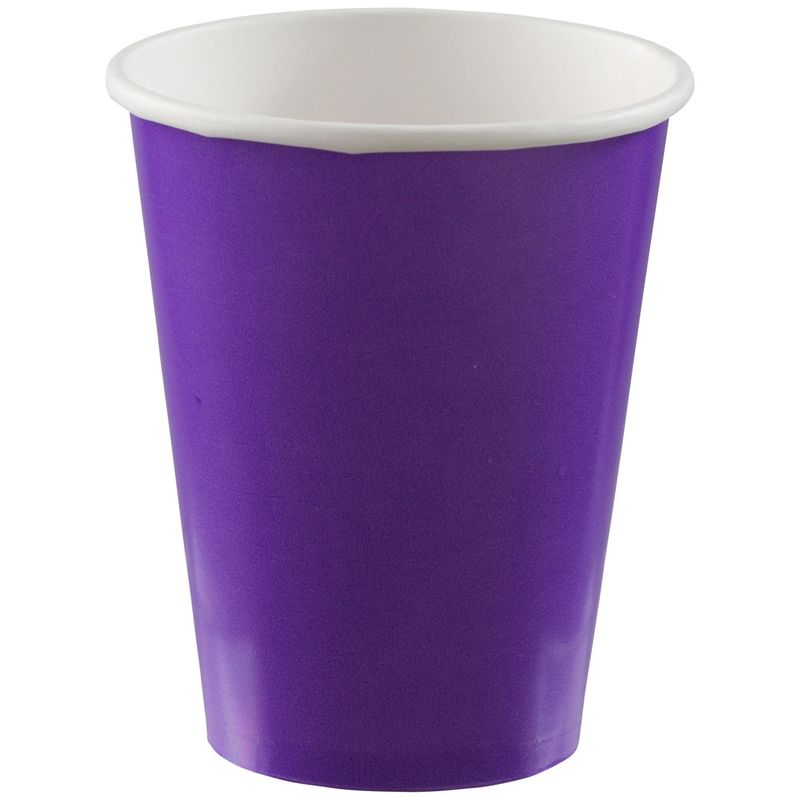 50CT 12oz CUP PURPLE