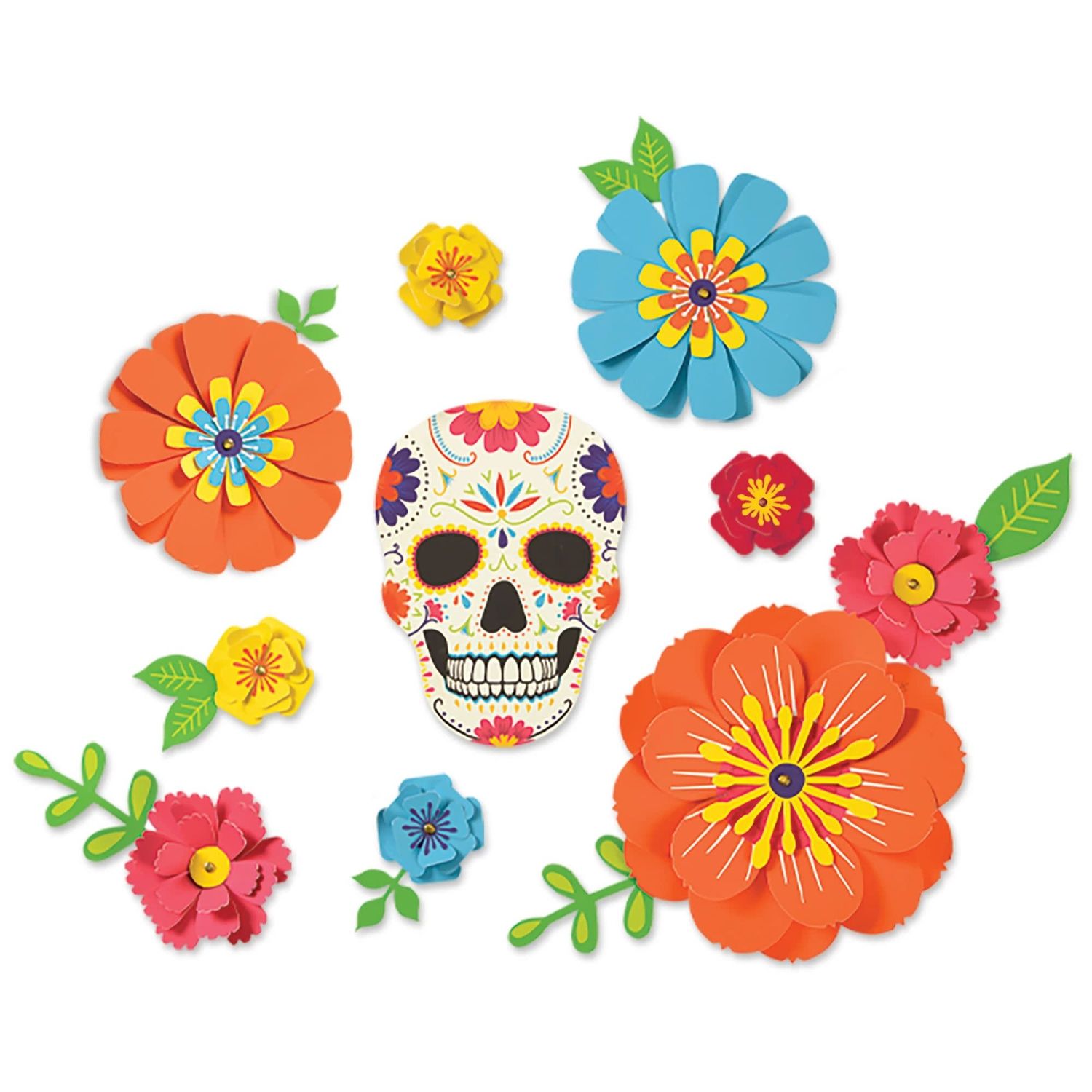 DAY OF THE DEAD FLORAL BACKDROP