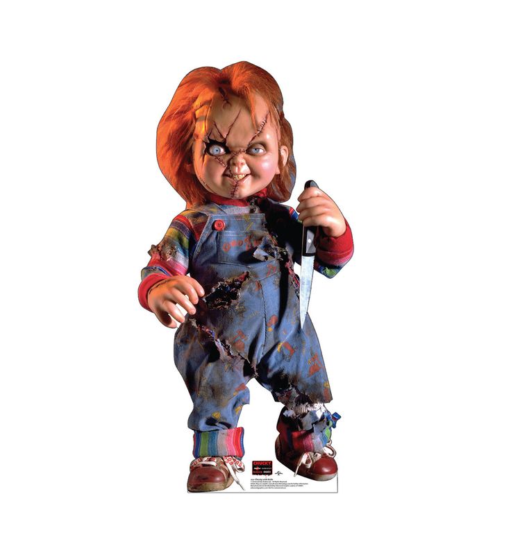 STAND-UP CHUCKY W/KNIFE