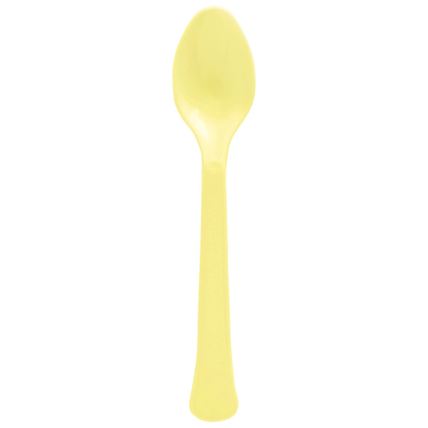 20CT SPOONS LIGHT YELLOW