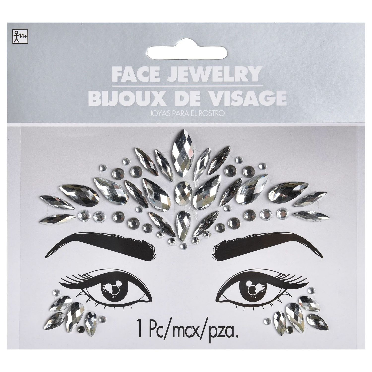 FACE JEWELRY SILVER
