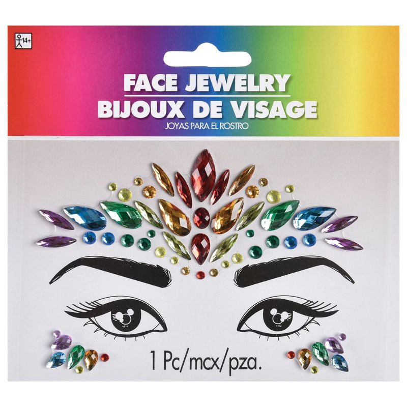 FACE JEWELS - RAINBOW