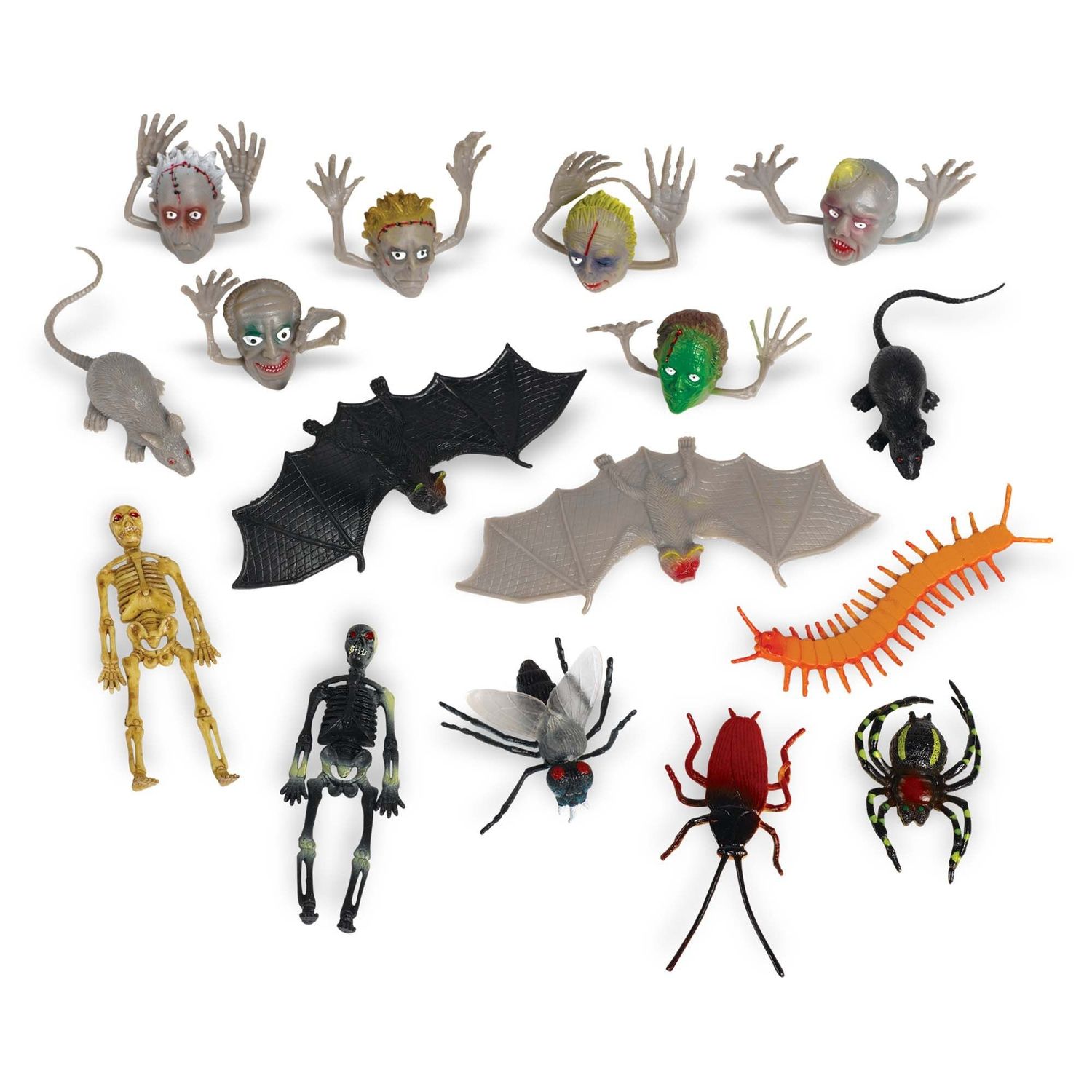 Halloween Creepy Crawly Plastic Super Mega Mix Favors