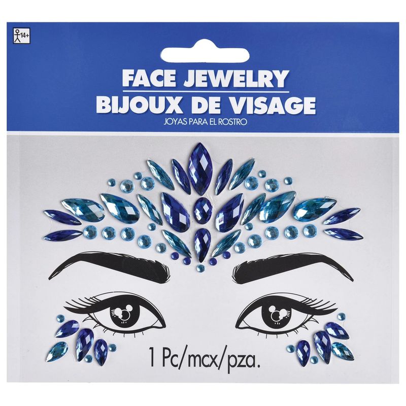 FACE JEWELS - BLUE