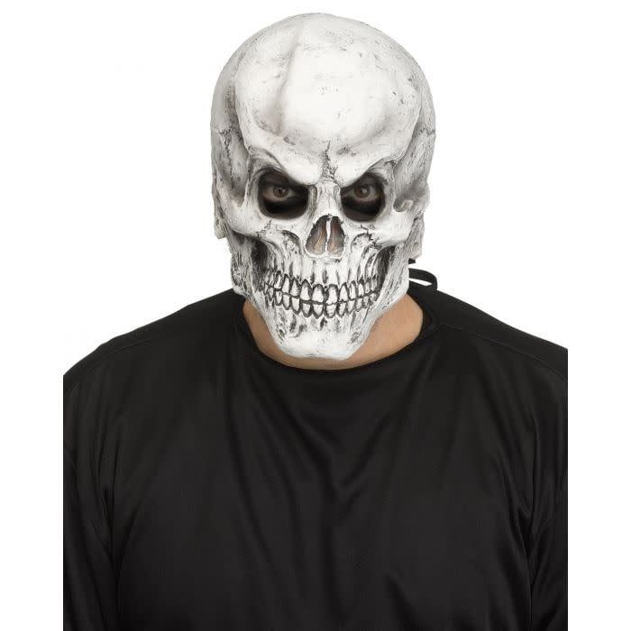 REALISTIC SKULL MASK GREY