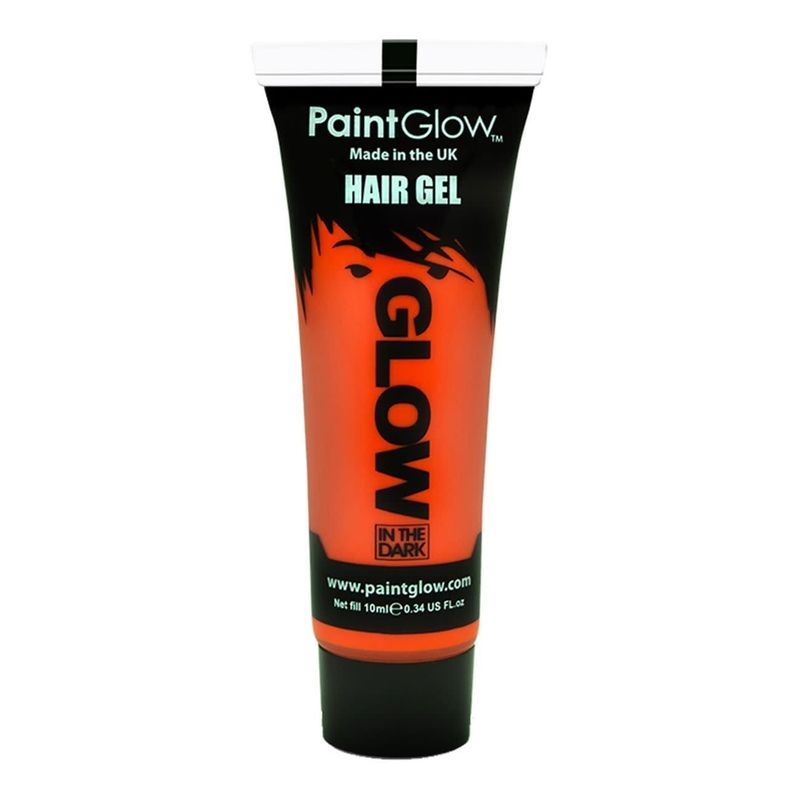 UV NEON HAIR GEL - ORANGE
