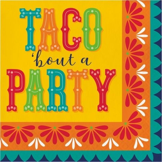 16CT LUN FIESTA POTTERY TACO