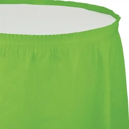 TABLE SKIRT LIME GREEN