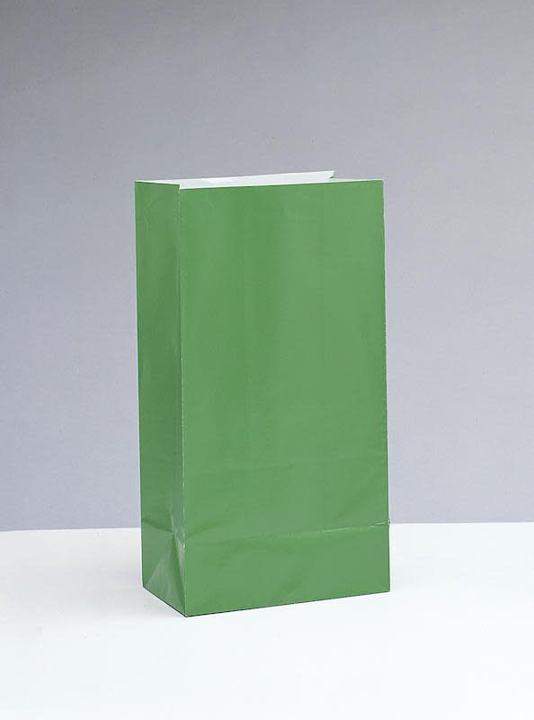 12CT PAPER BAG GREEN