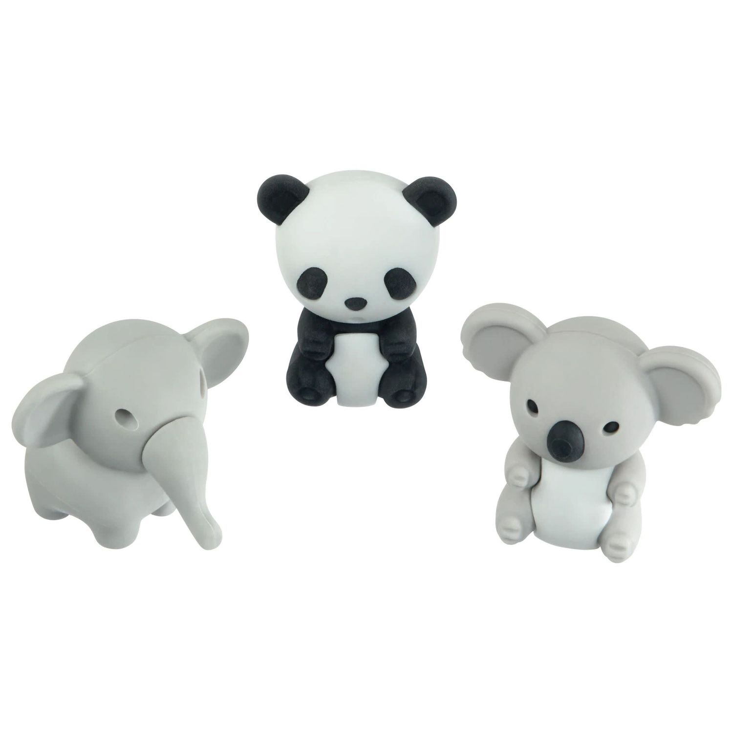 12ct Jungle Animal Erasers